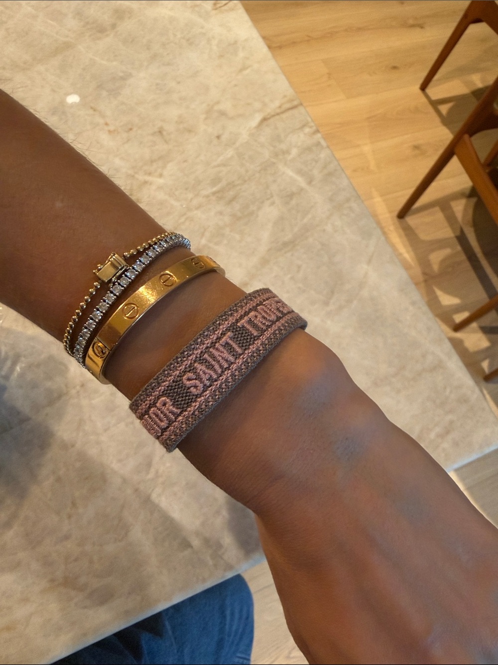 Dior Cloth Bracelet - Saint Tropez Exclusive